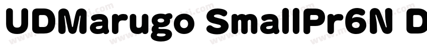 UDMarugo SmallPr6N DB字体转换